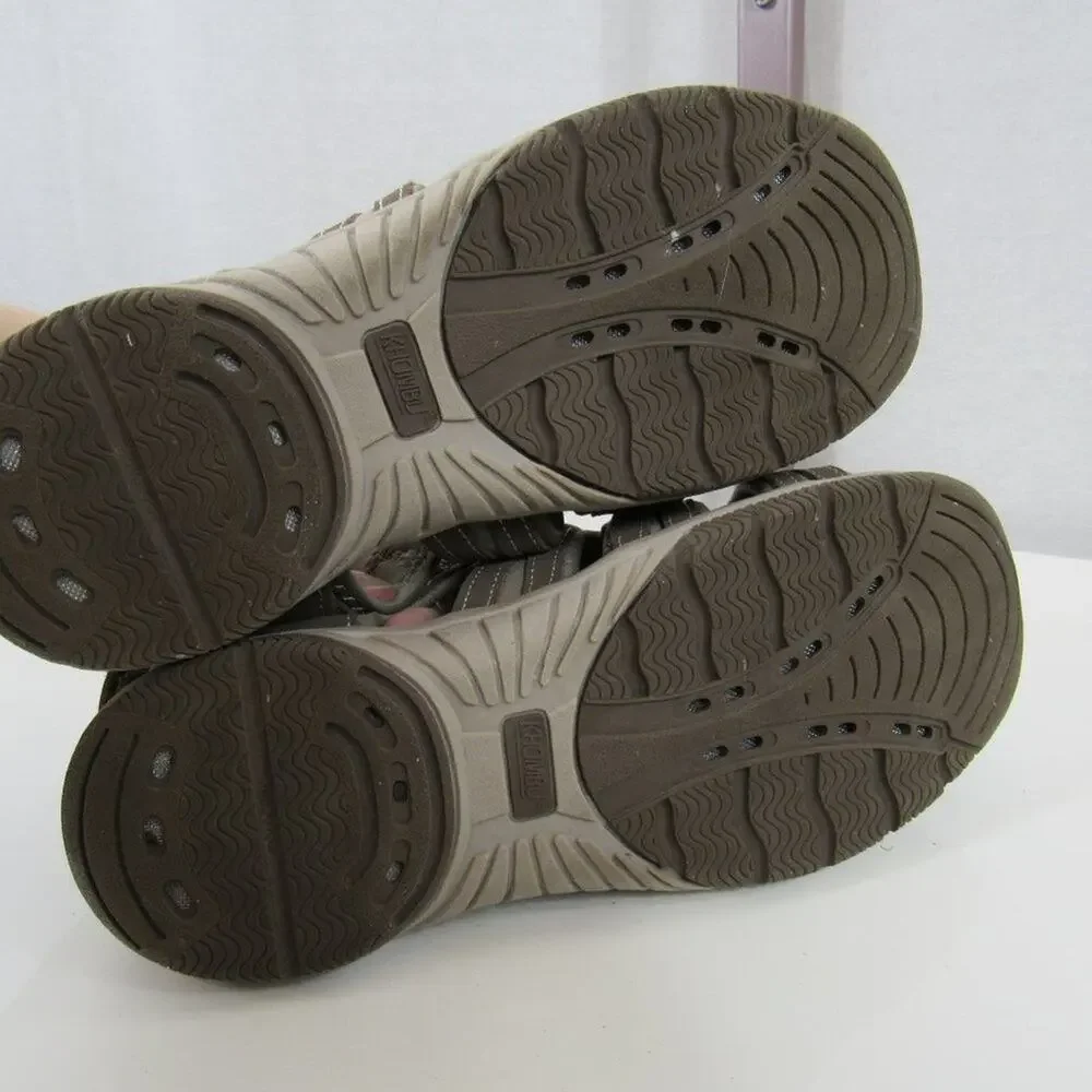 Khombu Crystal River Sandals Brown Olive Fisherman Sport NWOT Hiking Size 7